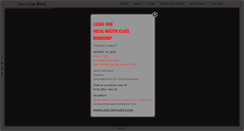 Desktop Screenshot of laurajanemusic.net